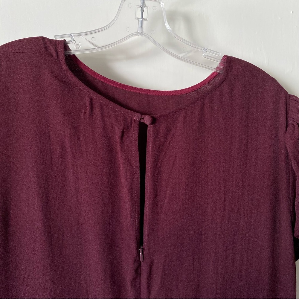 Reformation | Frasier Dress in Prune - Picture 12 of 15